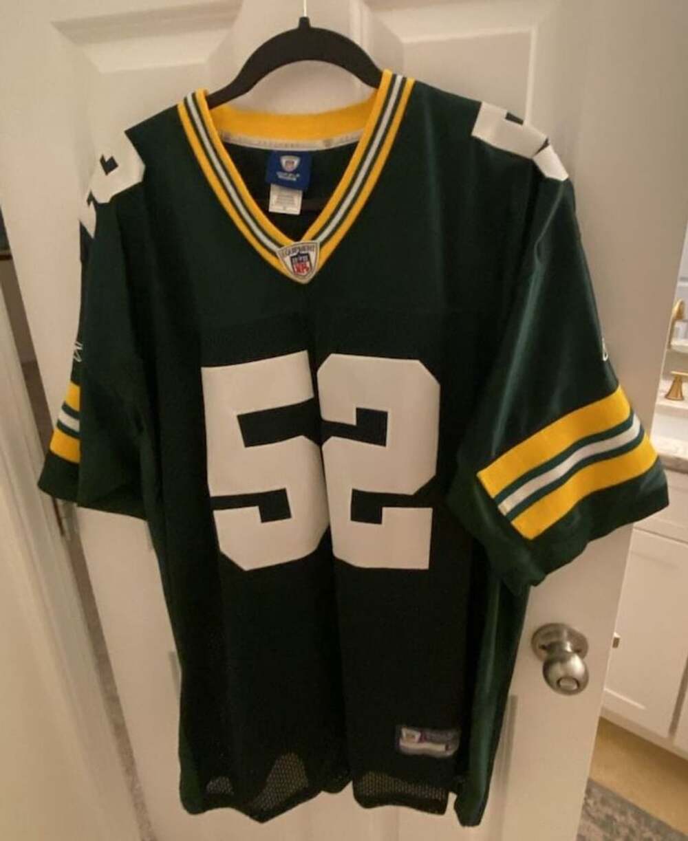 Reebok Green Bay Packers Clay Matthews 52 Jersey Size 52